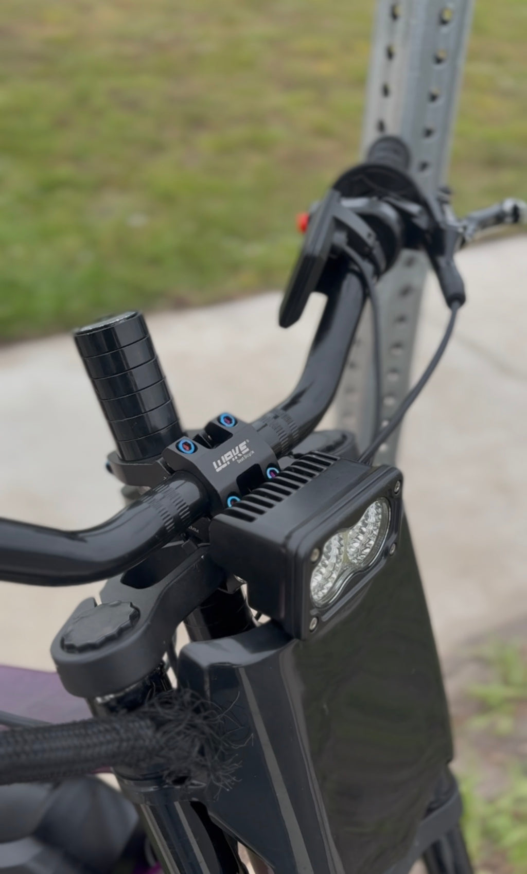 E-bike stem titanium bolts