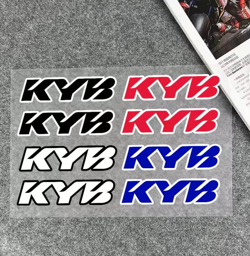 KYB sticker set